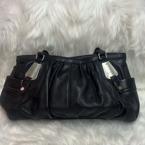 B. Makowsky Leather Shoulder Bag B30 - Picture 7 of 12